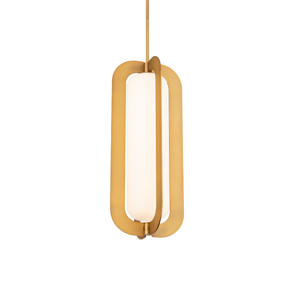 Echelon 22 in. LED Pendant Light 3000K Brass finish - Bees Lighting
