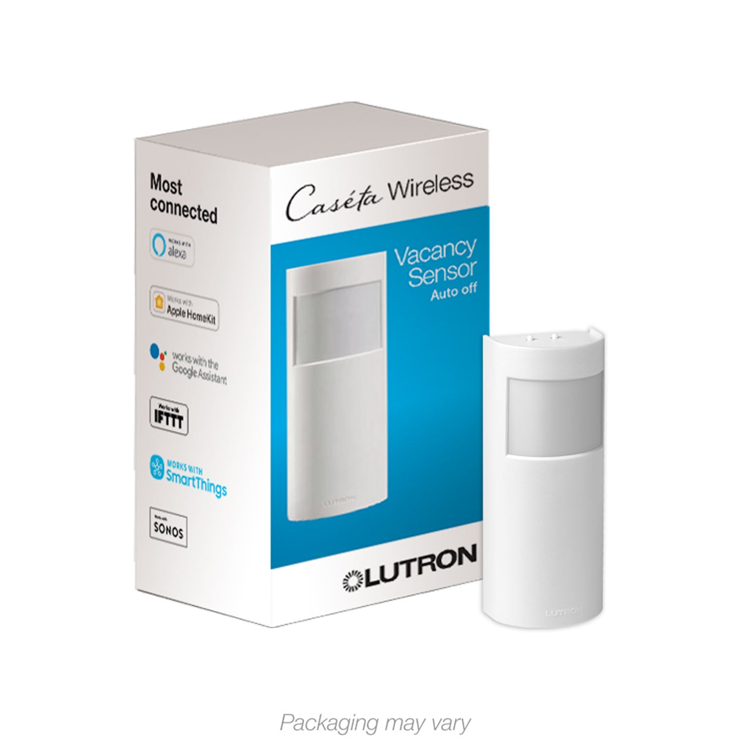 Caseta Wireless PIR 180° Wall Vacancy Motion Sensor - Bees Lighting