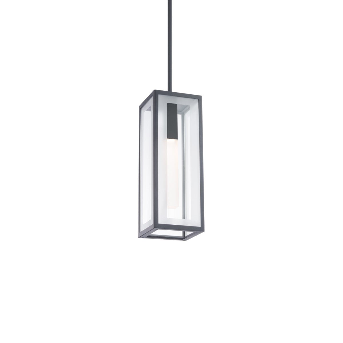 Cambridge 16" LED Outdoor Pendant, Black Finish - Bees Lighting