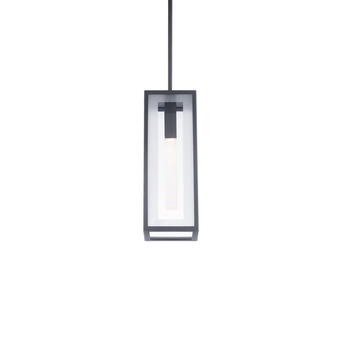 Cambridge 16" LED Outdoor Pendant, Black Finish - Bees Lighting