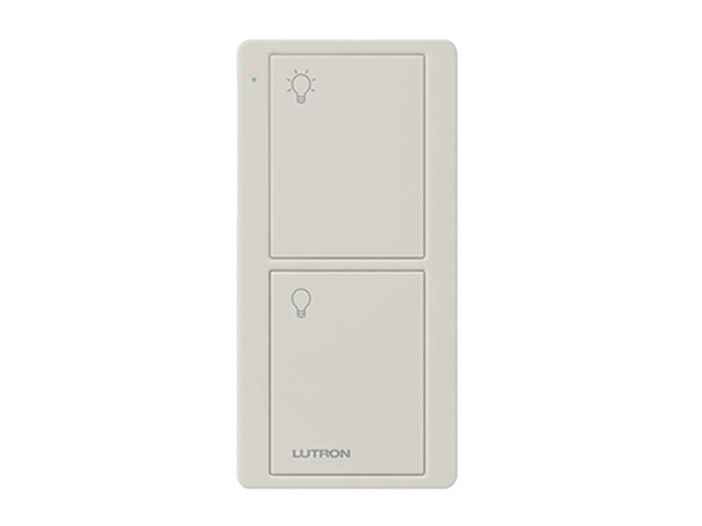 Pico Wireless Control 2-Button Smart Remote, Light Almond - Bees Lighting