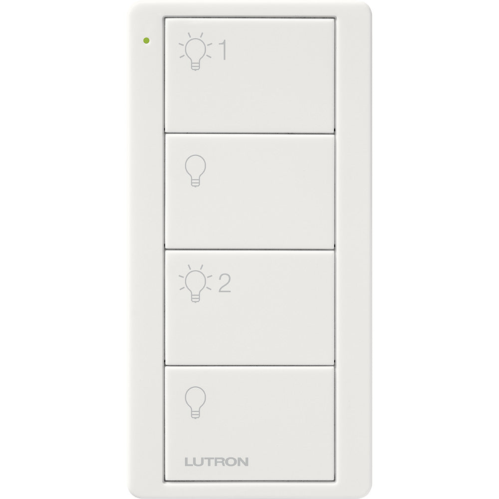 Pico Wireless Control 4-Button Smart Remote 2-Group Control White - Bees Lighting