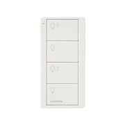 Pico Wireless Control 4-Button Smart Remote, 2-Group Control, White - Bees Lighting