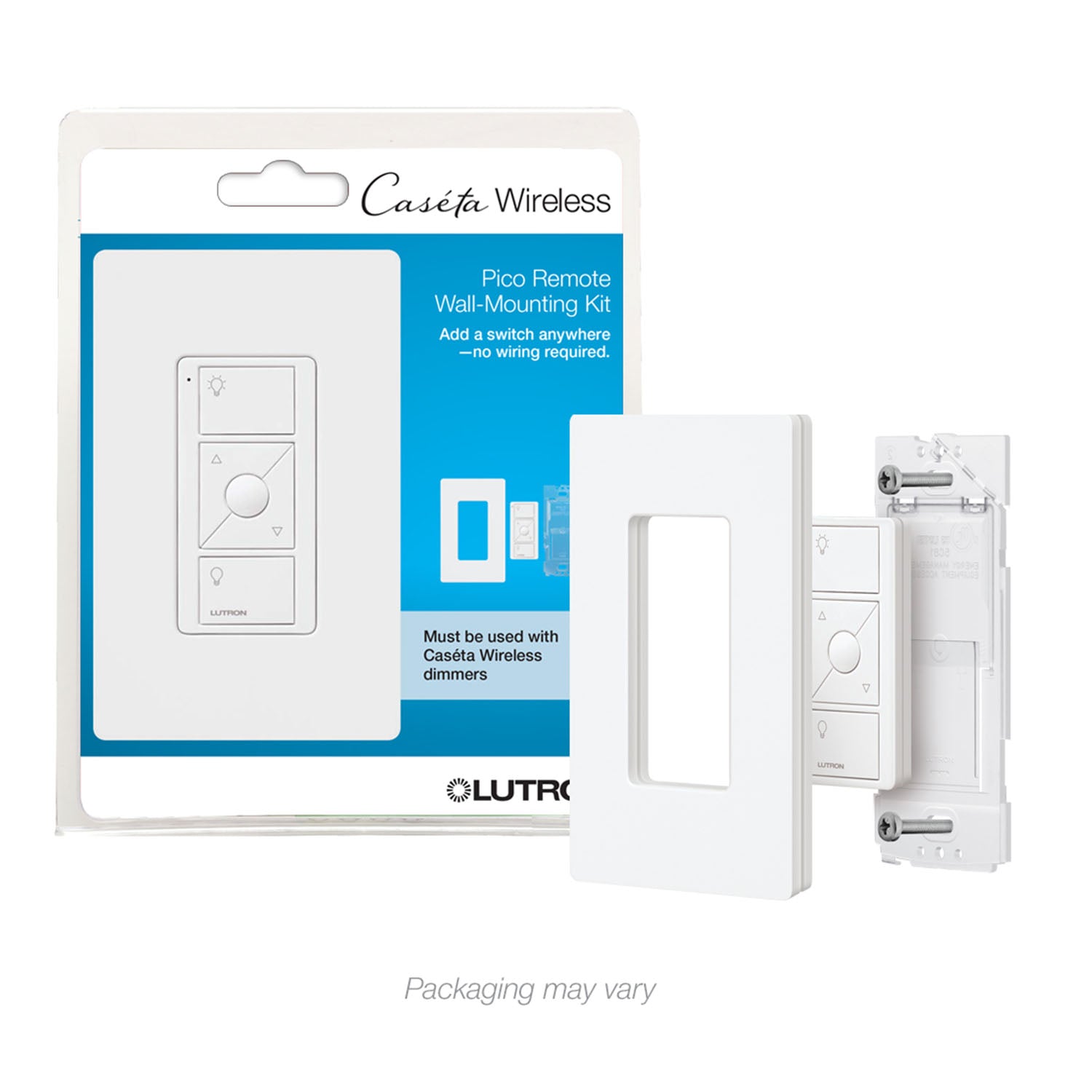 Pico Wireless Control Wall Mounting Kit, White - Bees Lighting