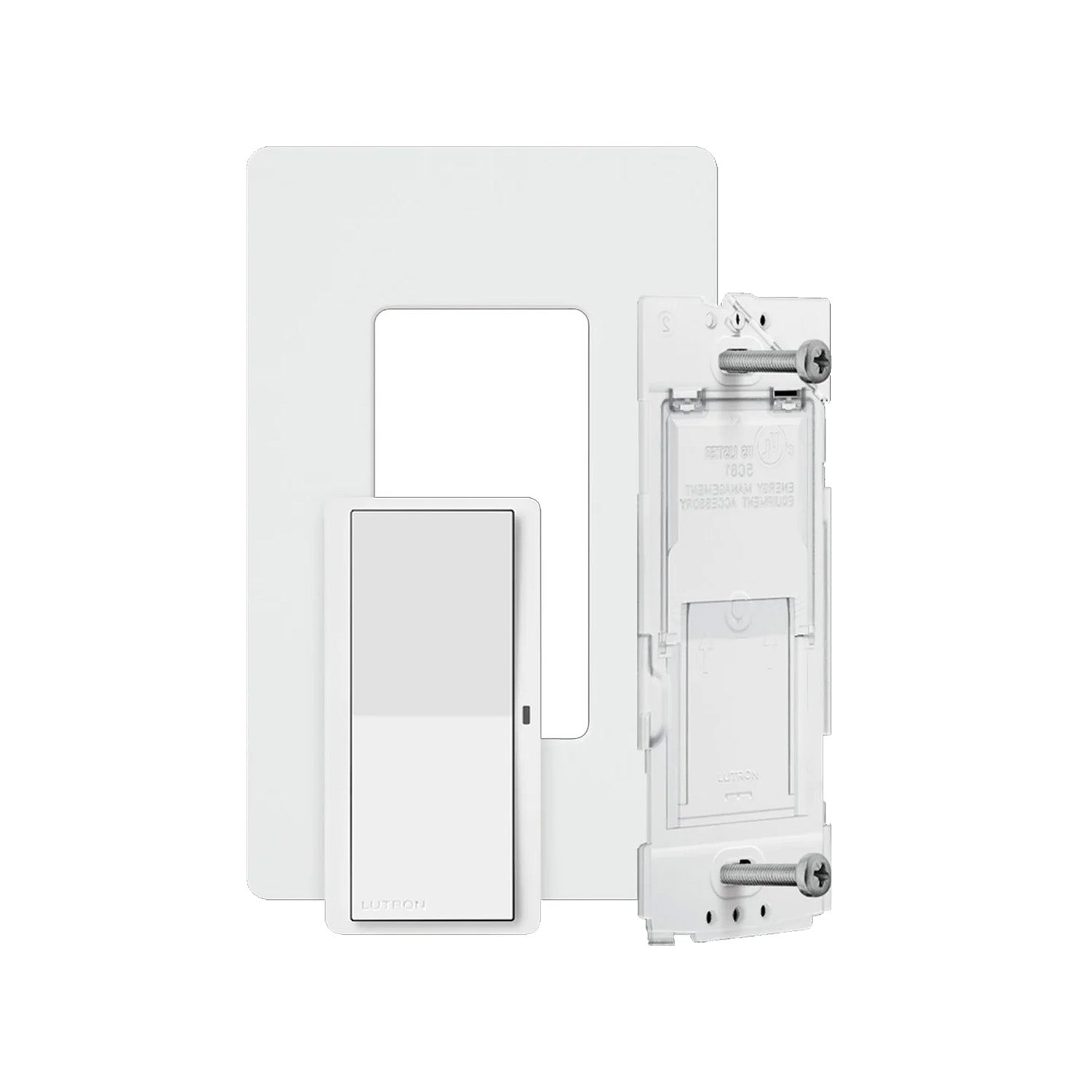 Pico Smart Paddle Remote Wall Mounting Kit for On/Off Control, White - Bees Lighting