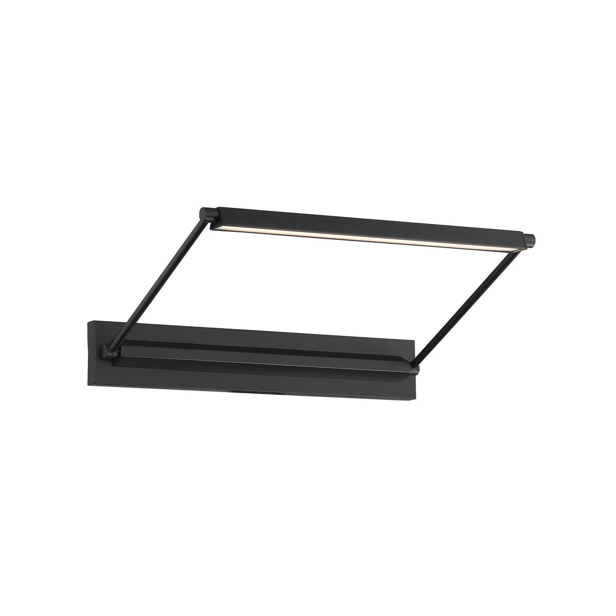 Hudson 17 in. Rotating LED Picture Light 3000K Black Finish - Bees Lighting