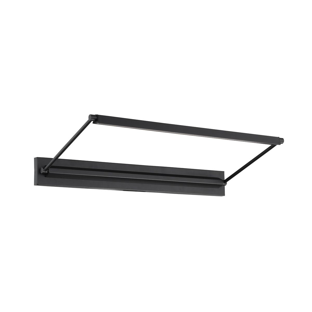Hudson 24 in. Rotating LED Picture Light 3000K Black Finish - Bees Lighting