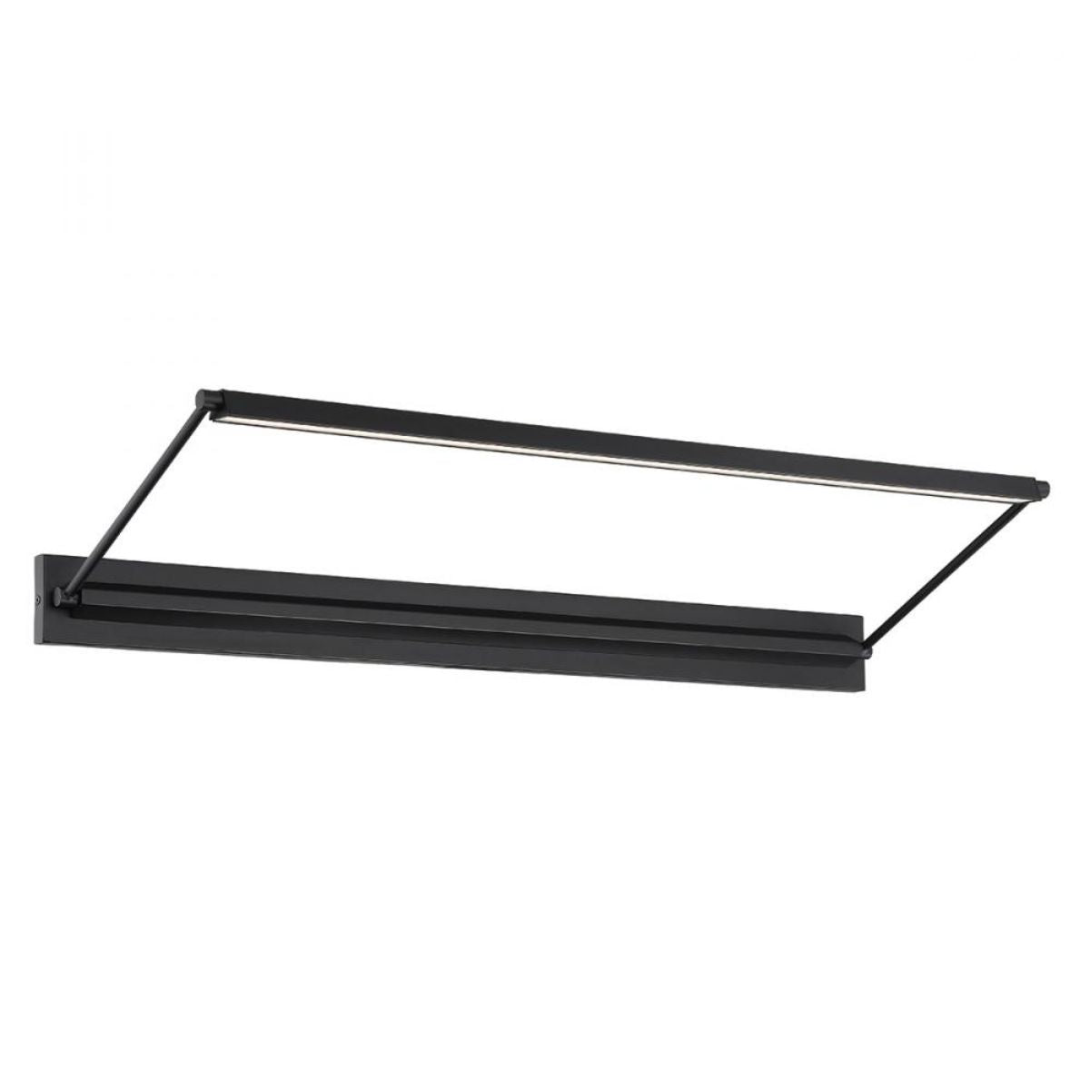 Hudson 34 in. Rotating LED Picture Light 3000K Black Finish - Bees Lighting
