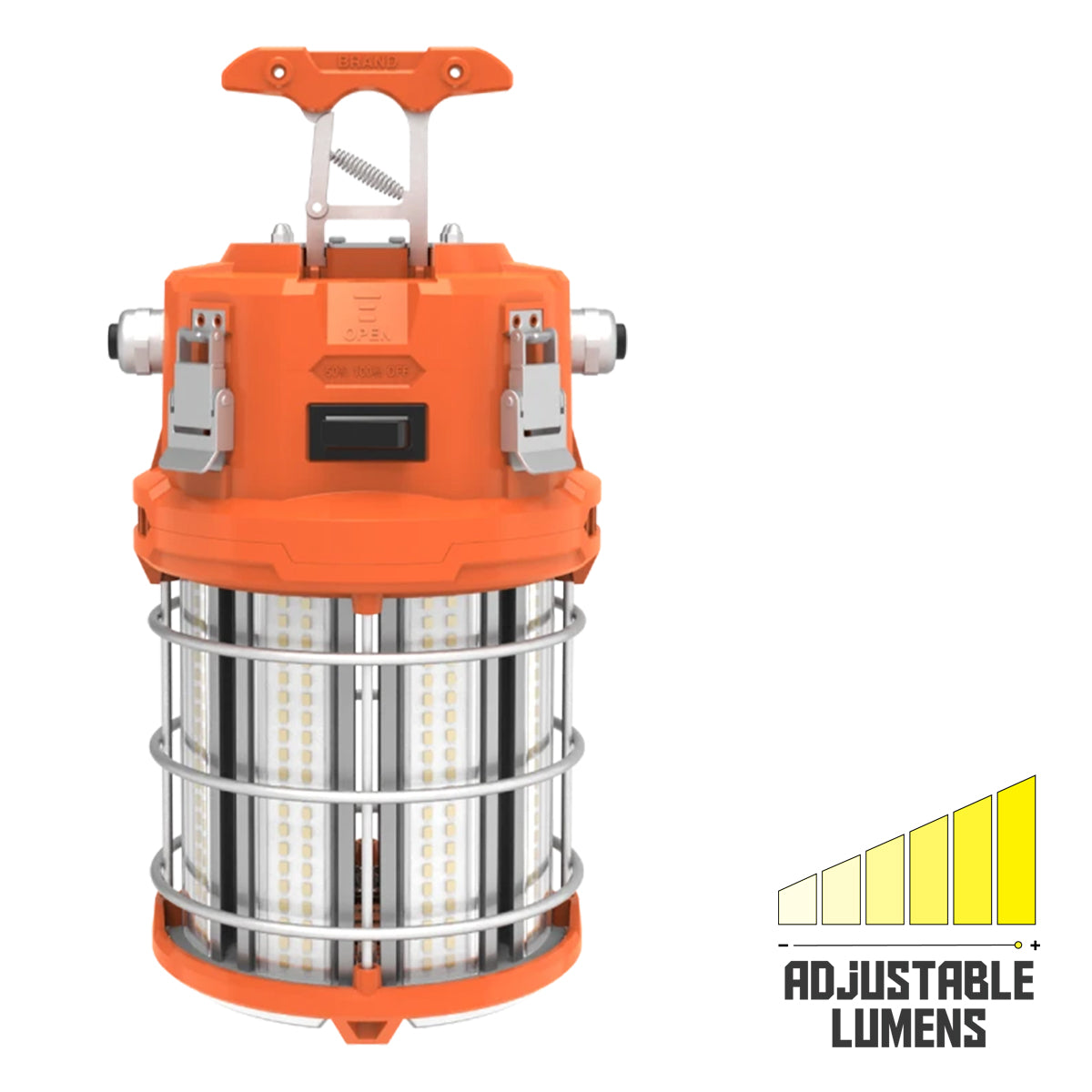 Temporary Construction Light, 100W, 12000 Lumens, Linkable, 120-277V - Bees Lighting