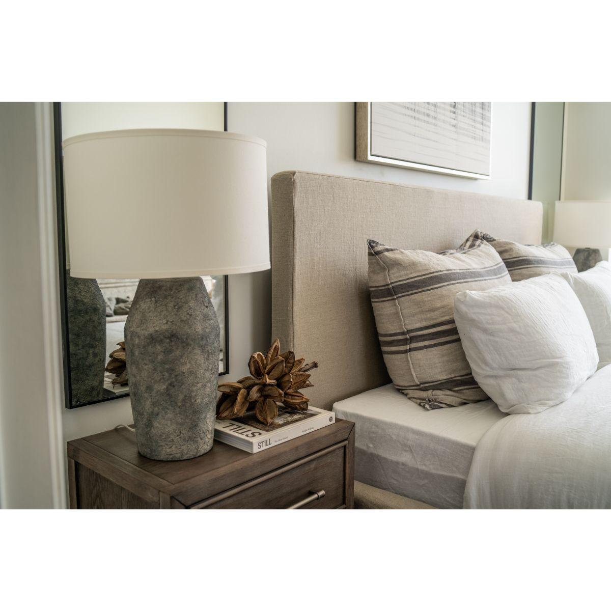 Artifact Tall Table Lamp Moonstone Finish - Bees Lighting