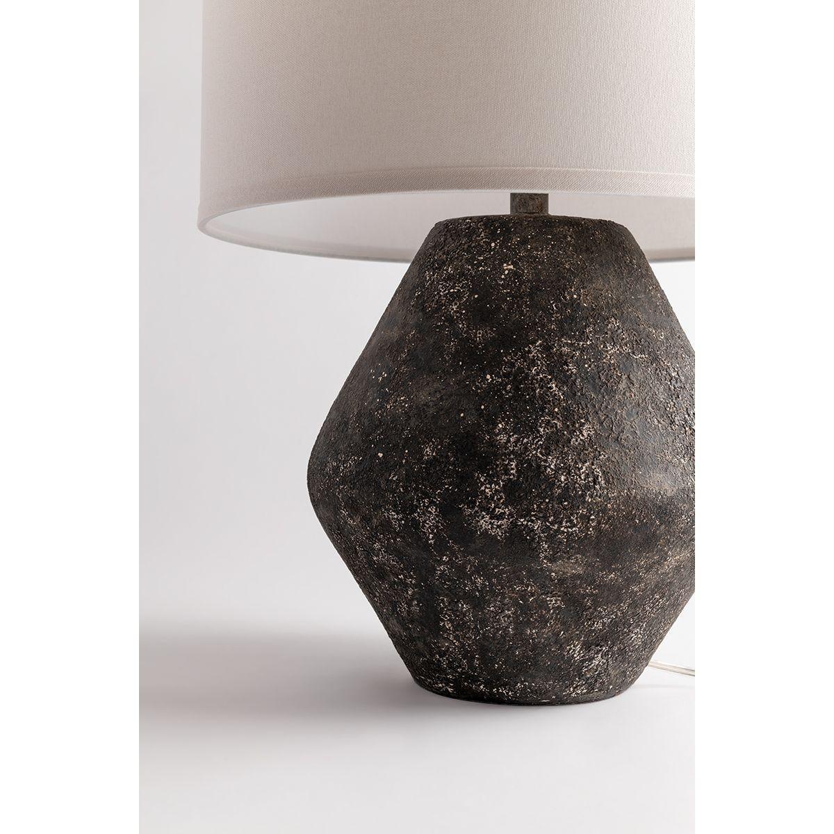 Artifact Table Lamp Lava Finish - Bees Lighting