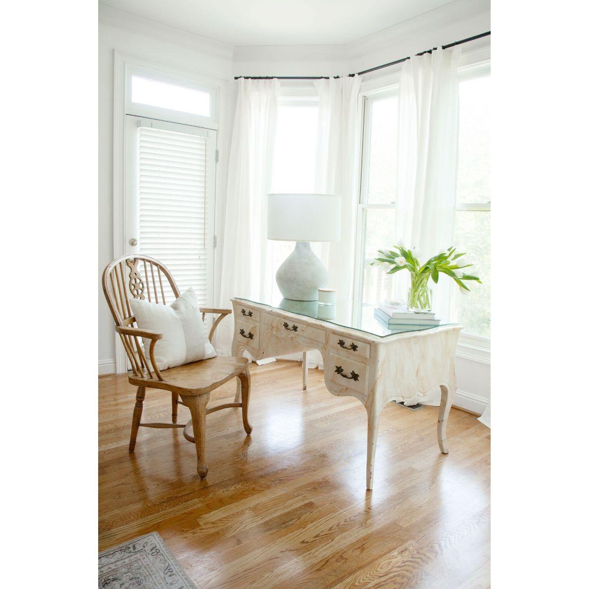 Zen Tall Table Lamp Alabastrino Finish - Bees Lighting