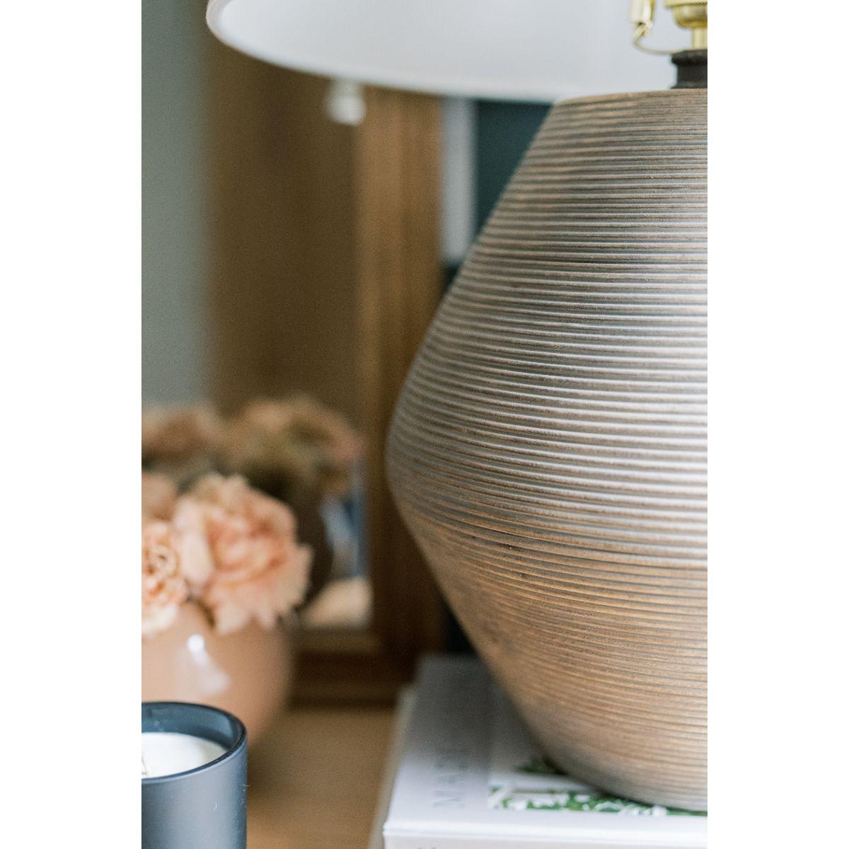 Calabria Table Lamp Reggio Finish - Bees Lighting