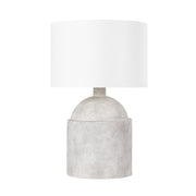 Torrance Table Lamp Ceramic Weathered Grey Finish - Bees Lighting