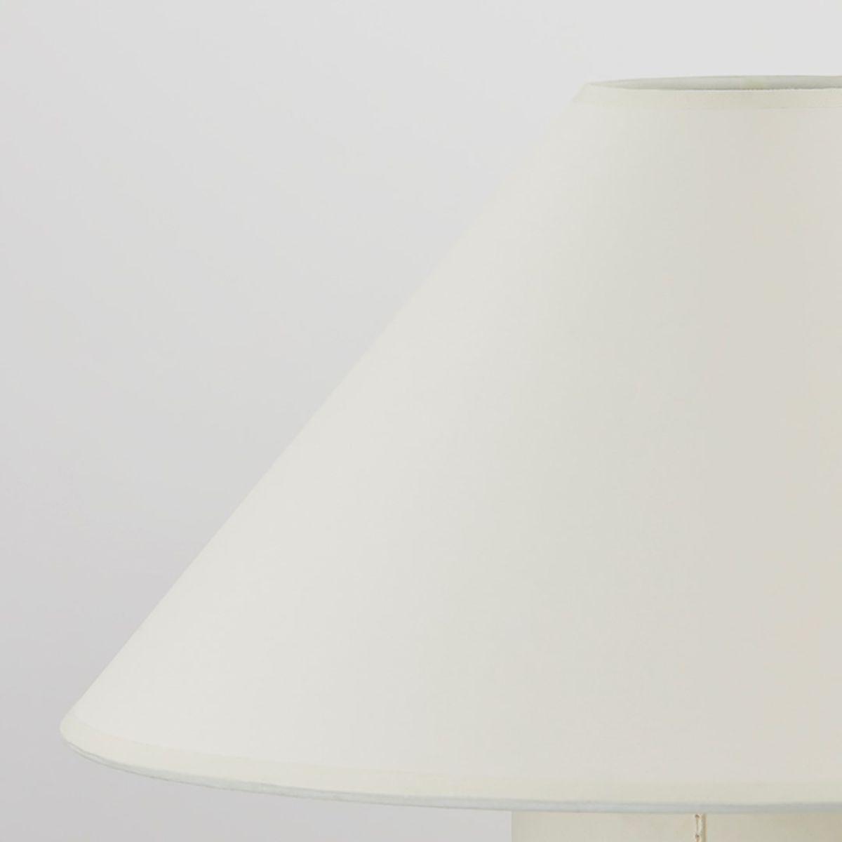 Bond 15 inches Table Lamp Parchment Wrapped Body with Patina Brass Accents - Bees Lighting