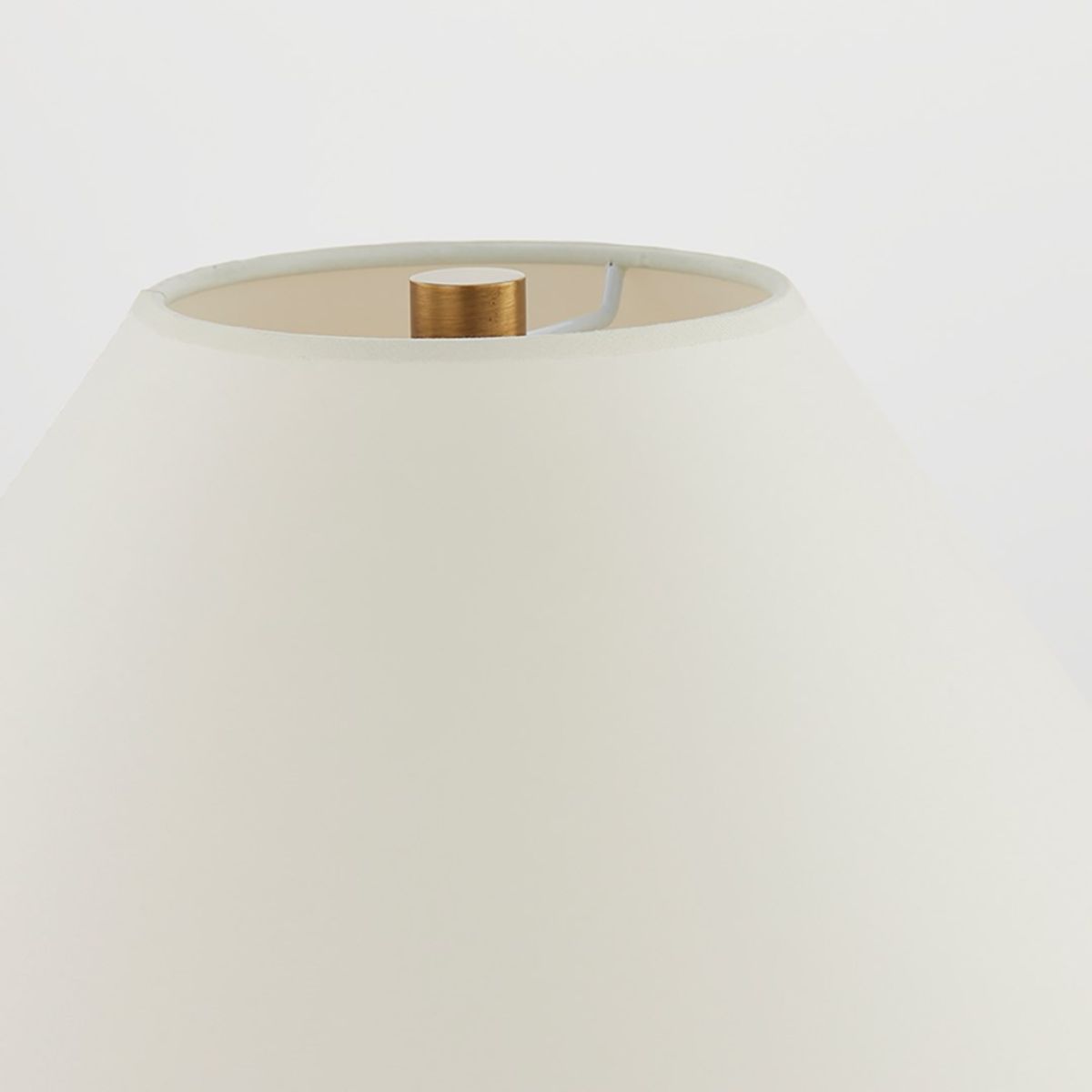 Bond 26 inches Table Lamp Parchment Wrapped Body with Patina Brass Accents - Bees Lighting