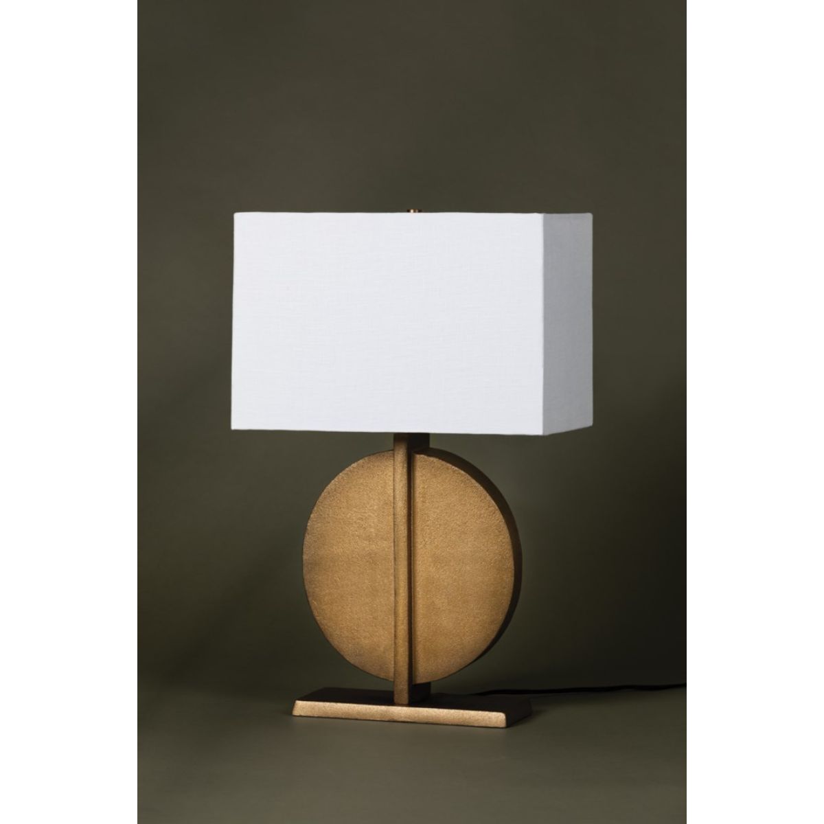 Colma Table Lamp Patina Brass Finish - Bees Lighting