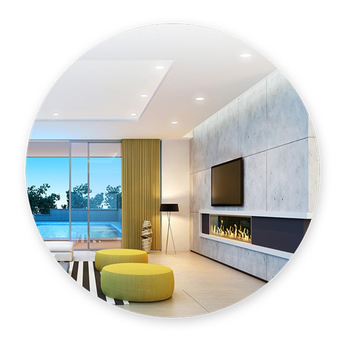 PUCKFA 4 In. LED Surface Mount Light 120V Selectable CCT White Finish - Bees Lighting