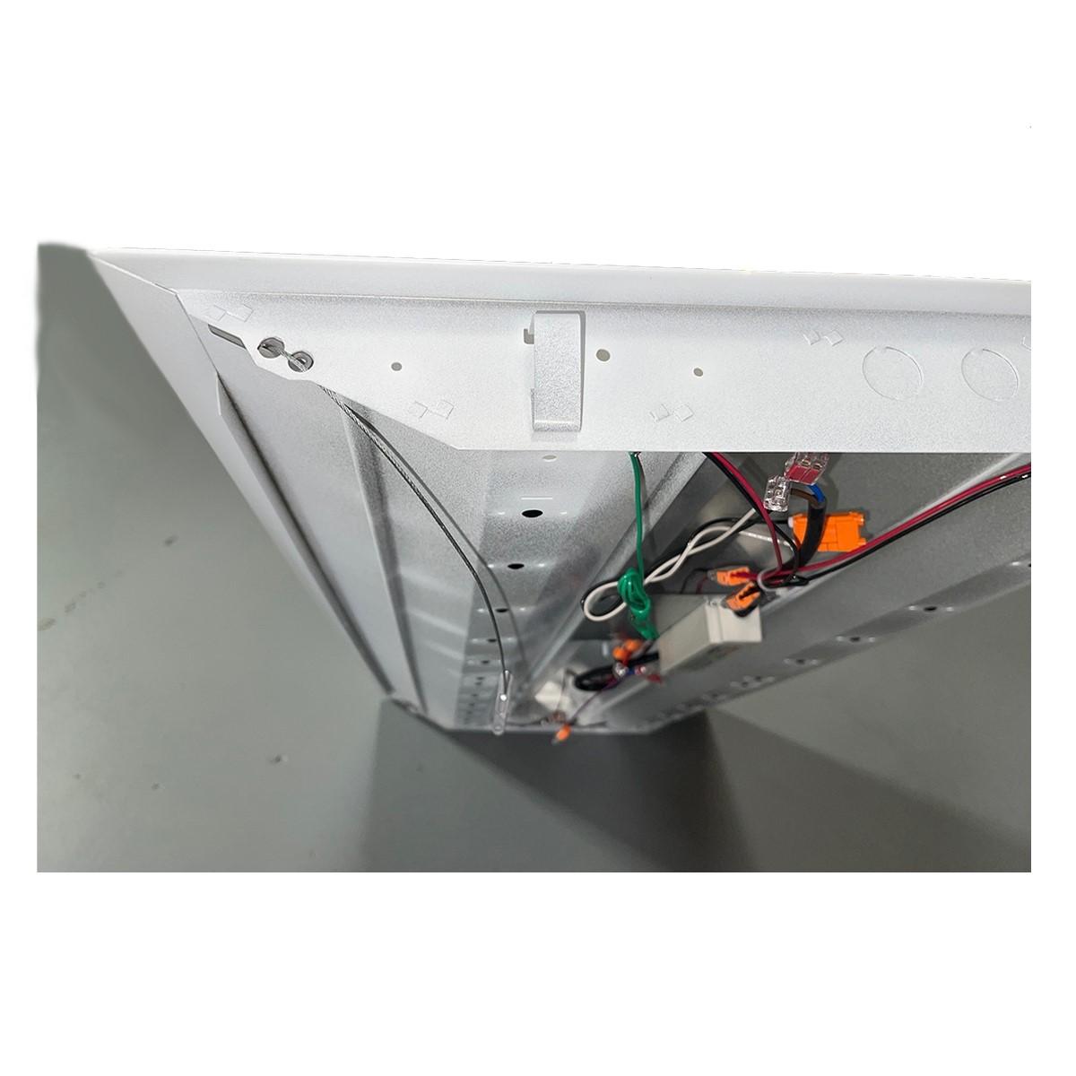 2x4 LED Troffer Retrofit, 3000 Lumens, 4000K, Center Basket - Bees Lighting