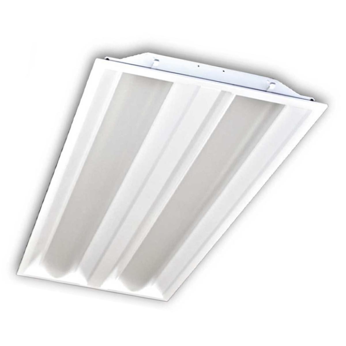 2x4 LED Troffer Retrofit, 3000 Lumens, 4000K, Center Basket - Bees Lighting