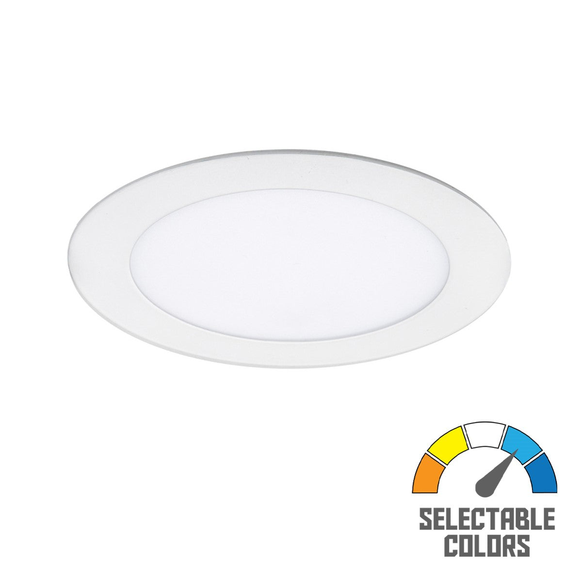 6 In. Lotos LED Canless LED Recessed Light, 12 Watt, 1200 Lumens, Selectable CCT, 2700K to 5000K, 120/277V