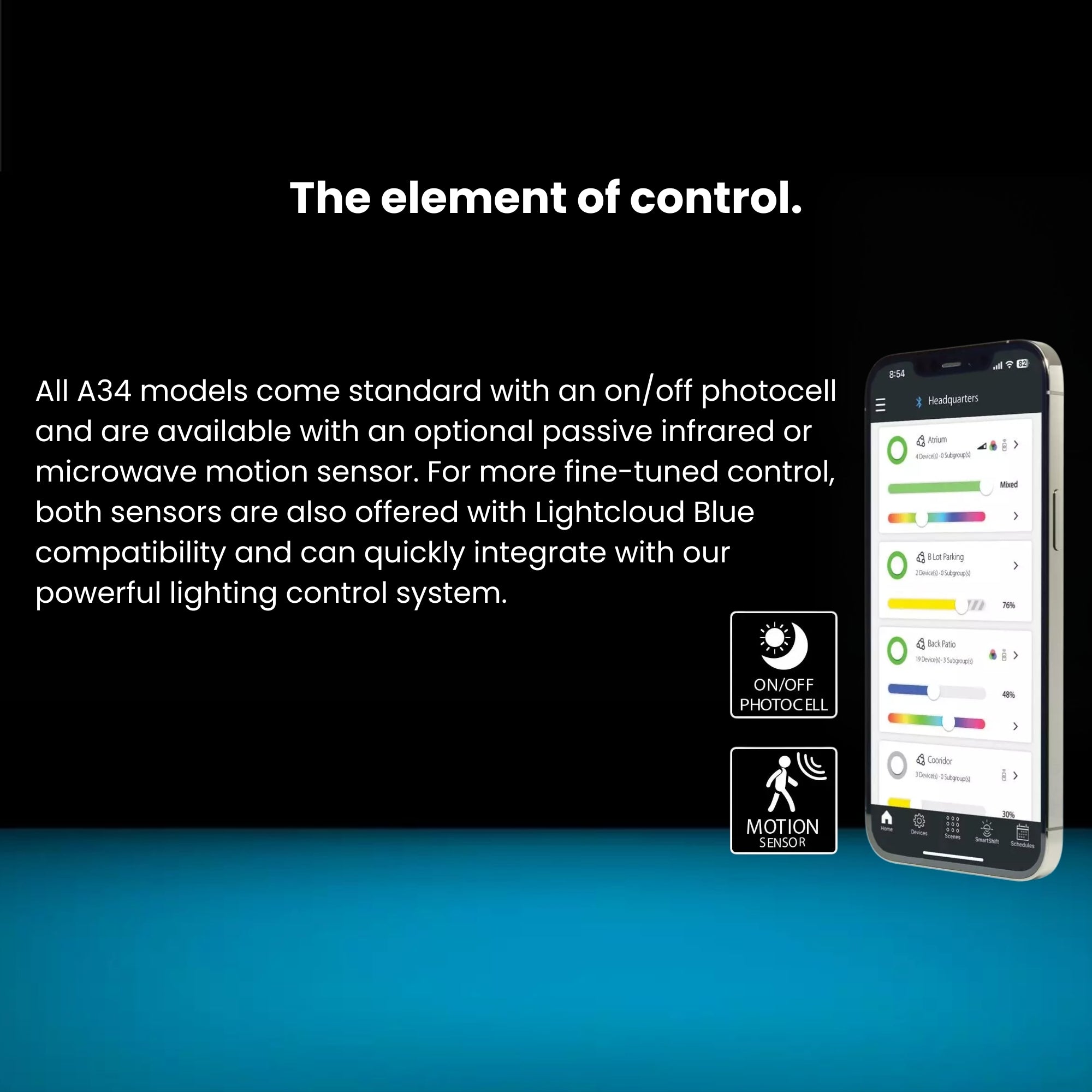 LED Pole Light, 340W, 51500 Lumens, 30K/40K/50K, 120-277V, Type III