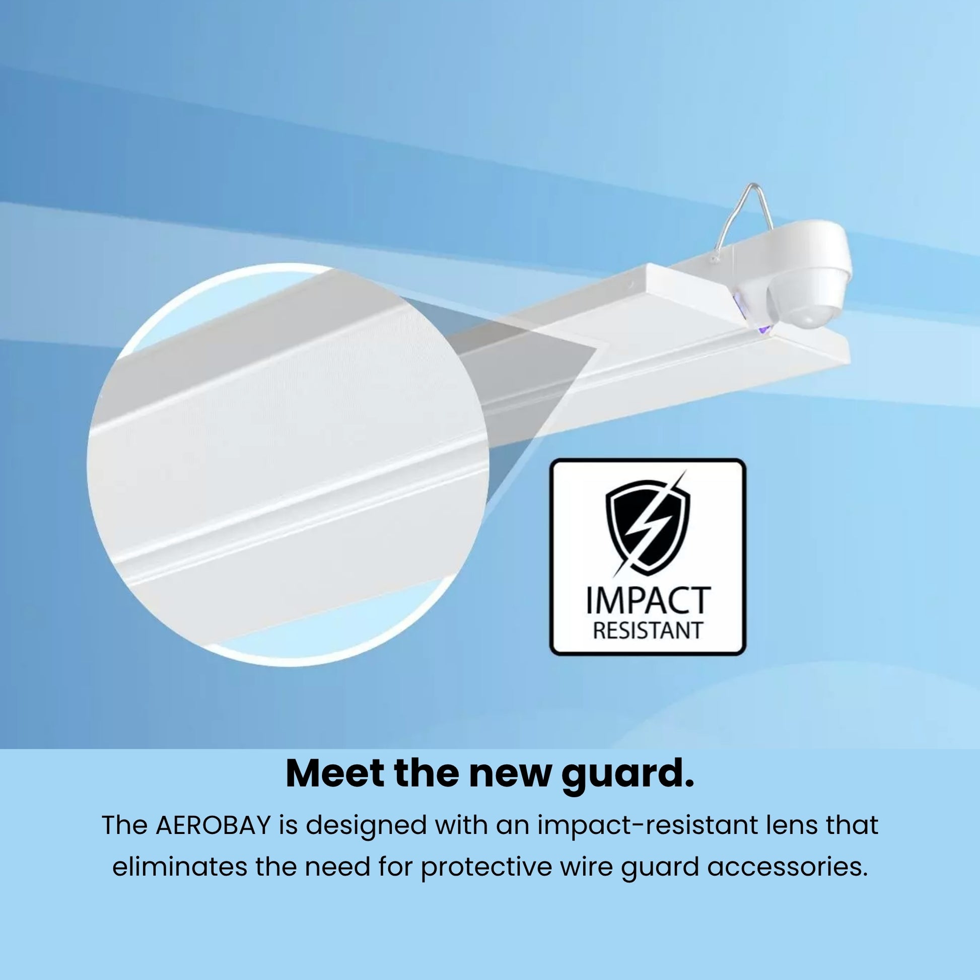 RAB Lighting - Linear High Bay LED Light, 360W, 50000lm, 4000K/5000K, 120-277V | Bees Lighting