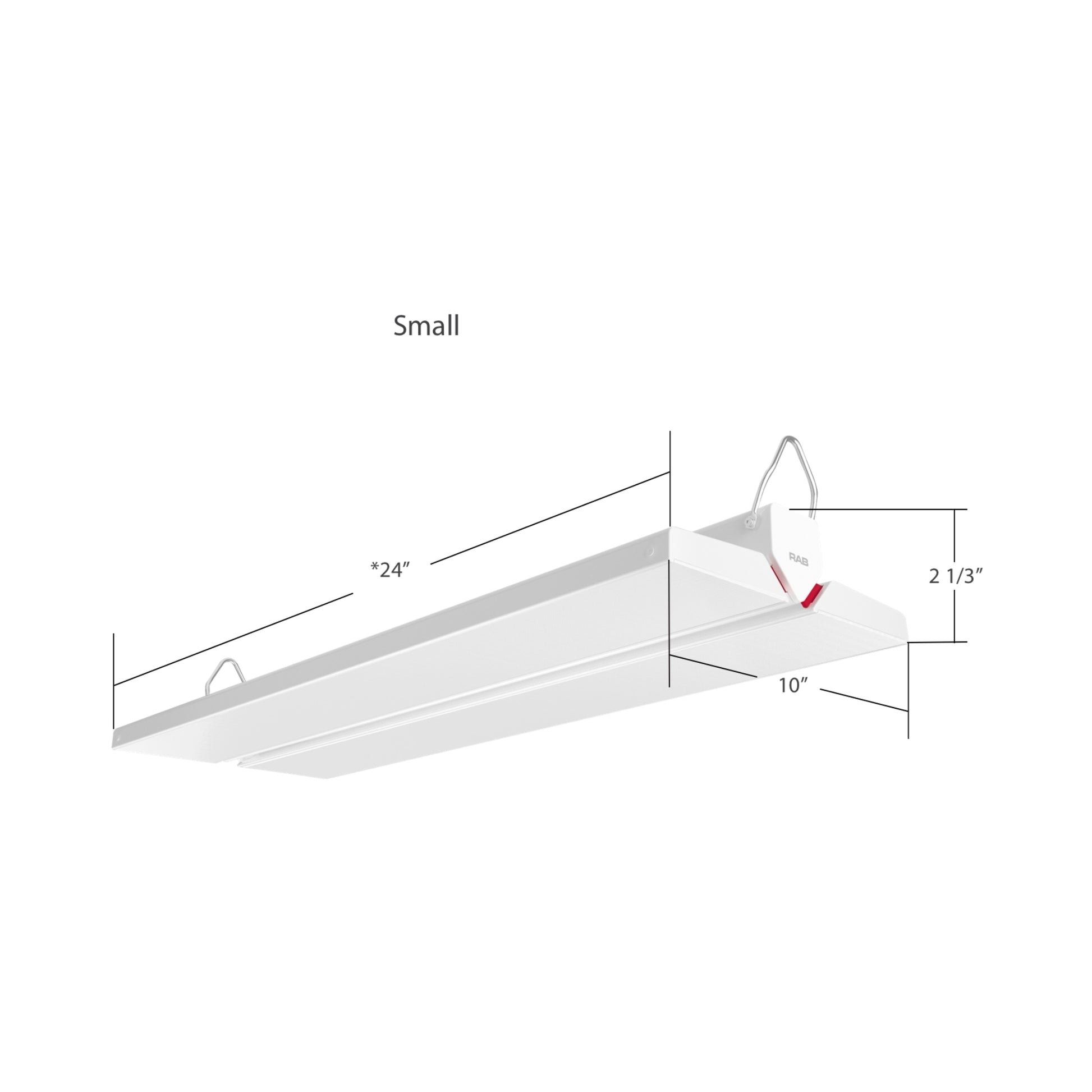 RAB Lighting - Linear High Bay LED Light, 160W, 23000lm, 4000K/5000K, 120-277V | Bees Lighting