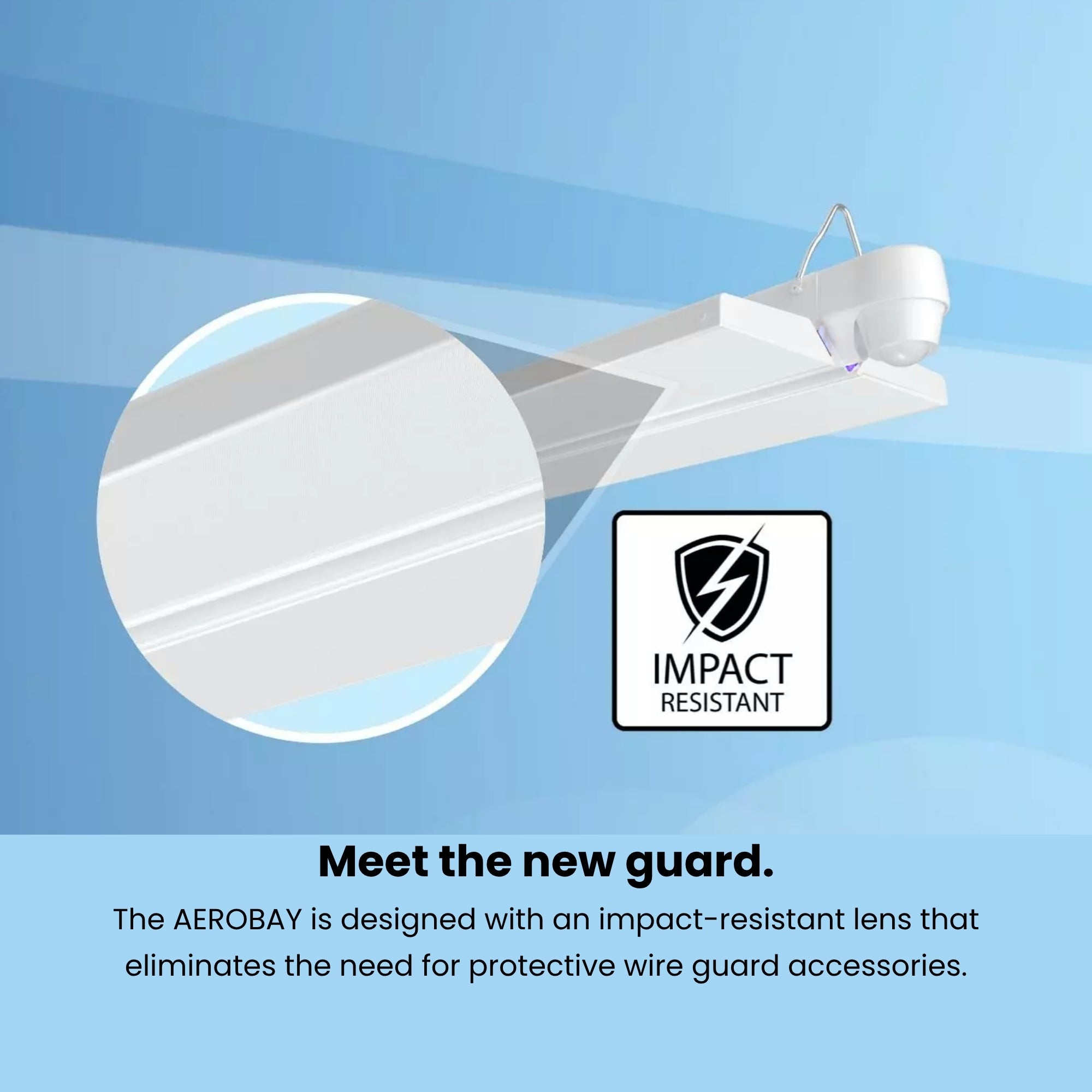 RAB Lighting - Linear High Bay LED Light, 95W, 13000lm, 4000K/5000K, 120-277V | Bees Lighting