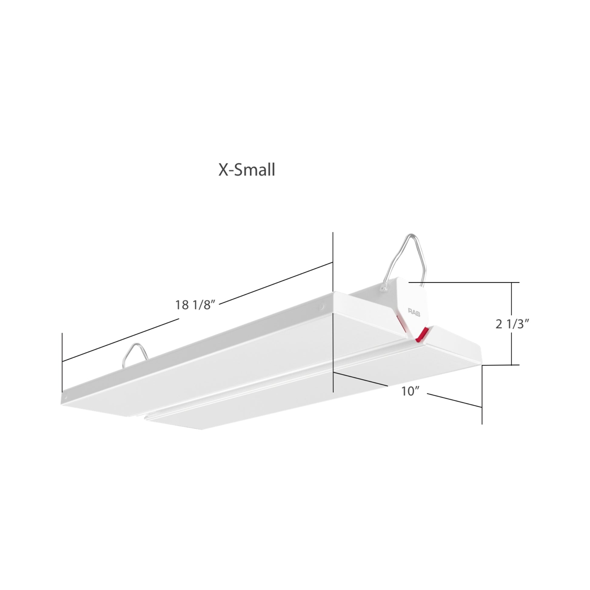 RAB Lighting - Linear High Bay LED Light, 95W, 13000lm, 4000K/5000K, 120-277V | Bees Lighting