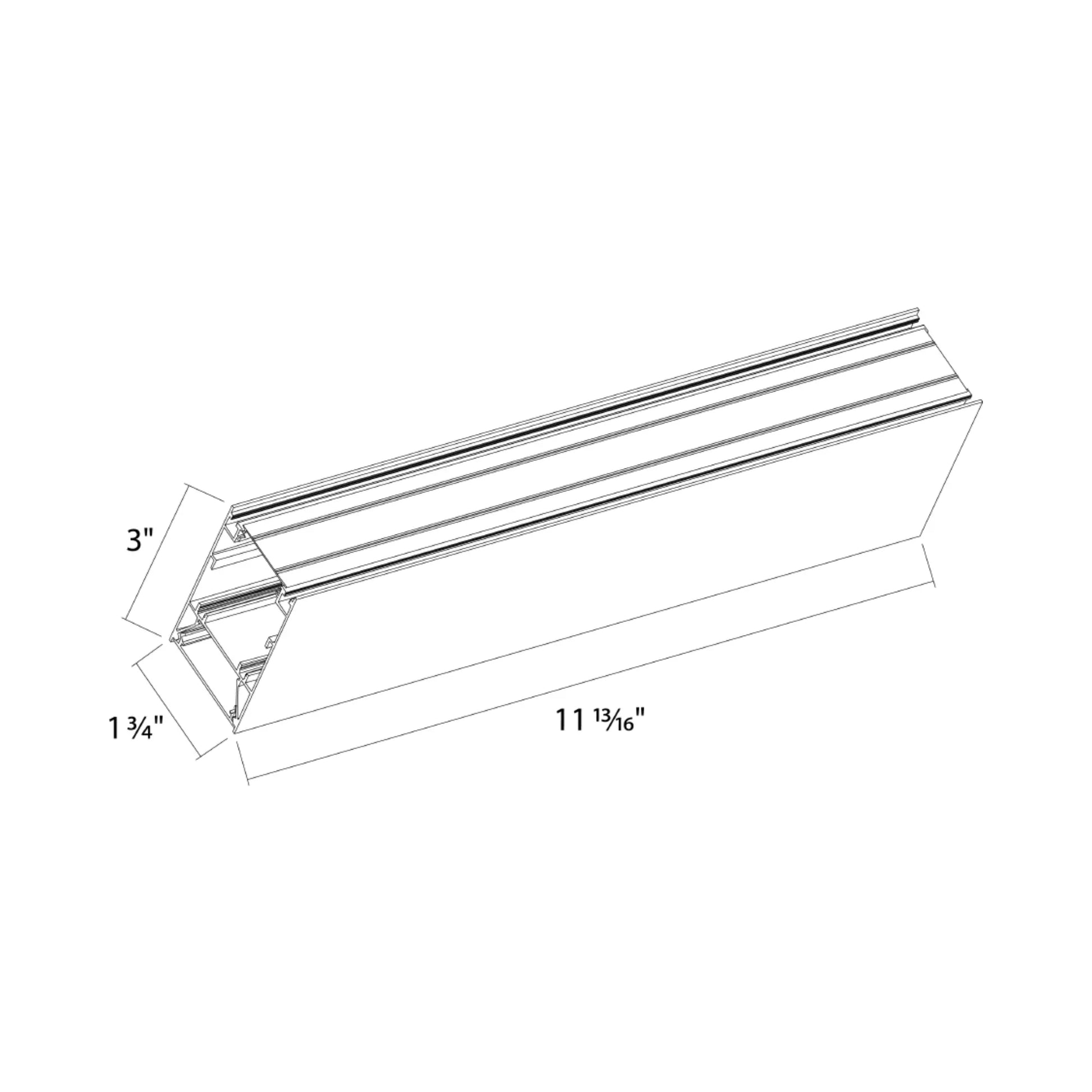 1ft Connector Module, For RAB BOA-FA Recessed Light, White - Bees Lighting