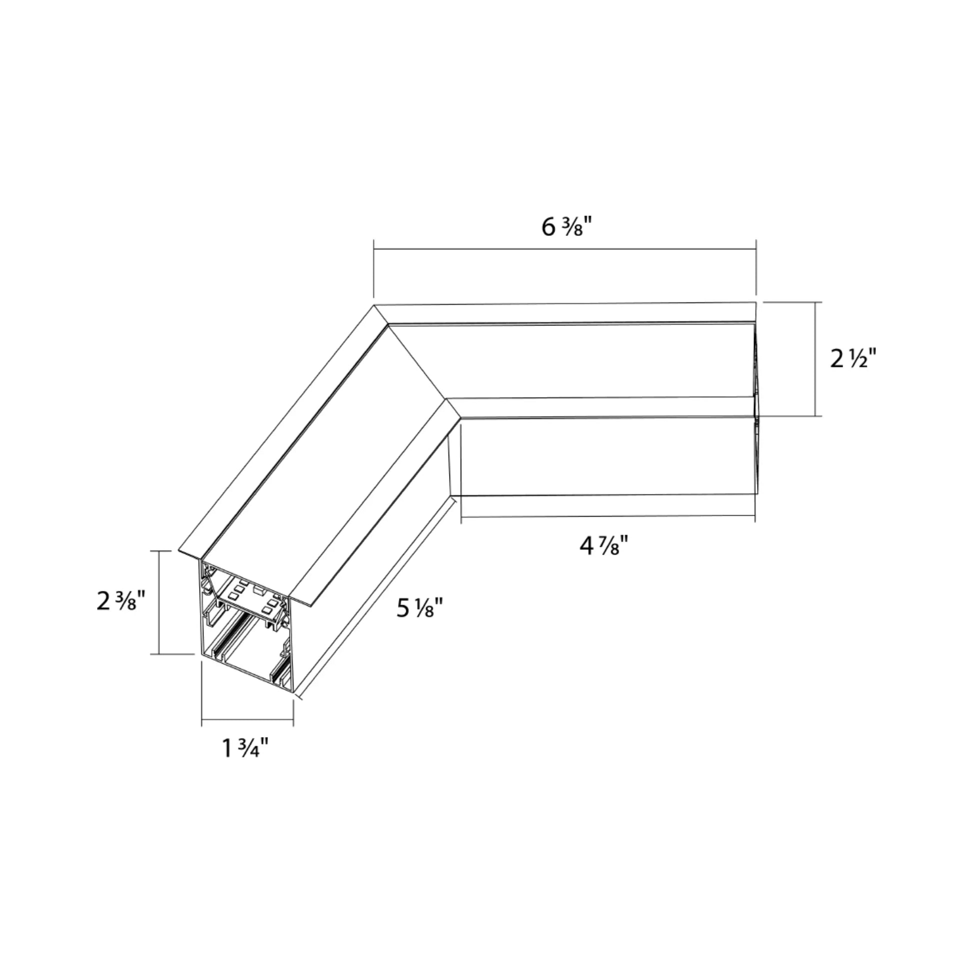 V Connector Module, For RAB BOA-FA Recessed Light, White - Bees Lighting