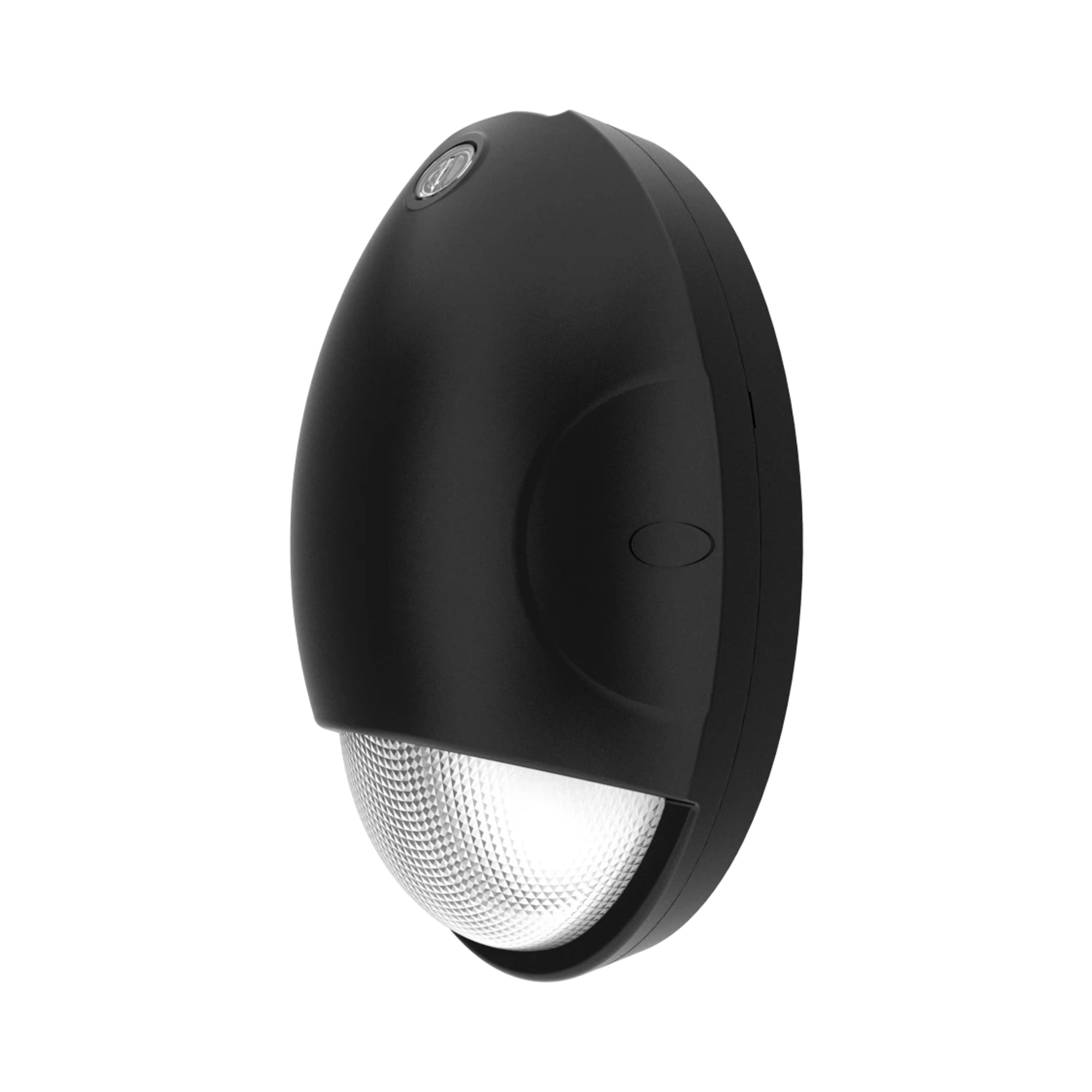 RAB DROPB/E Teardrop Mini LED Wall Pack Battery Backup 1814lm 15W Selectable CCT 120-277V Black