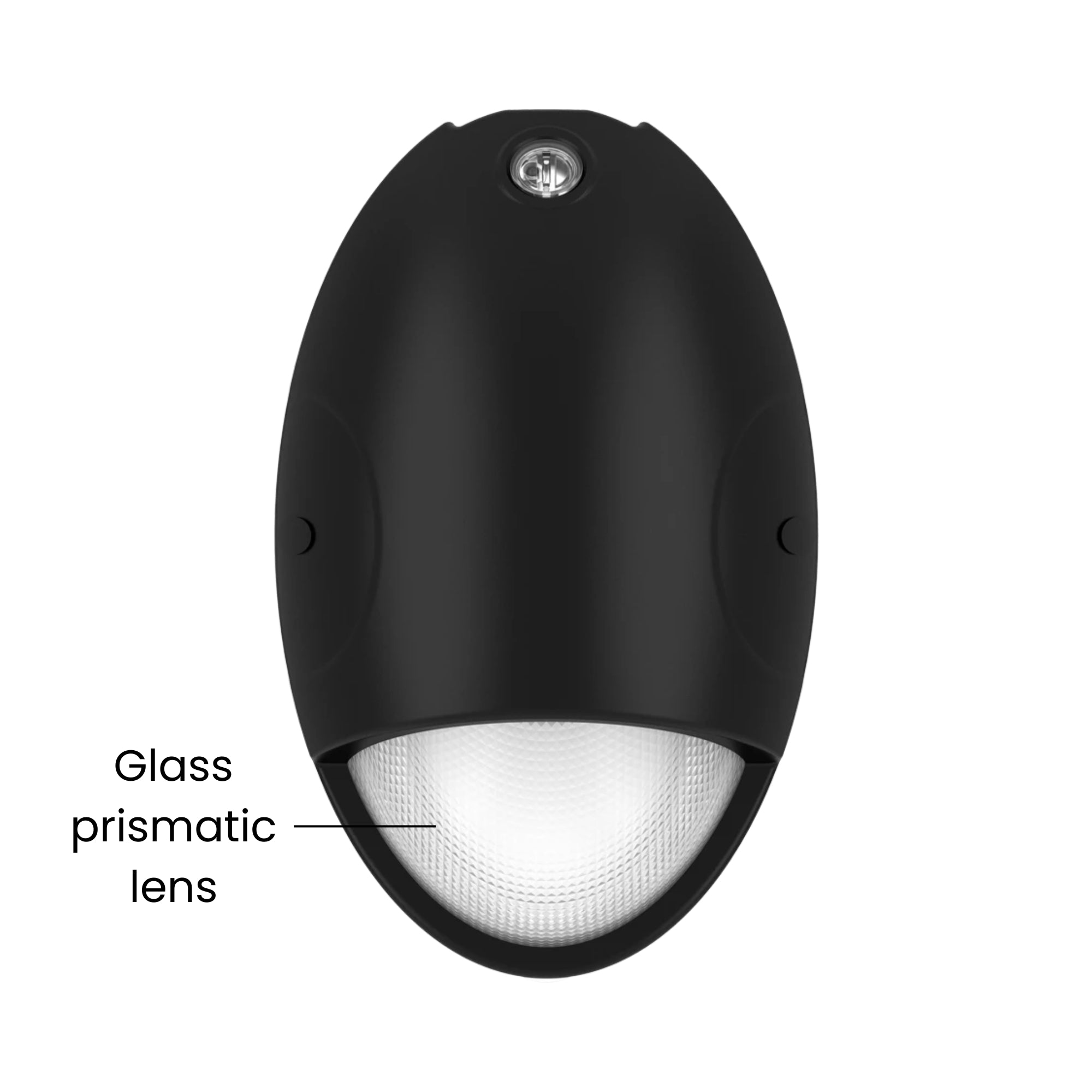 RAB DROPB/E Teardrop Mini LED Wall Pack Battery Backup 1814lm 15W Selectable CCT 120-277V Black