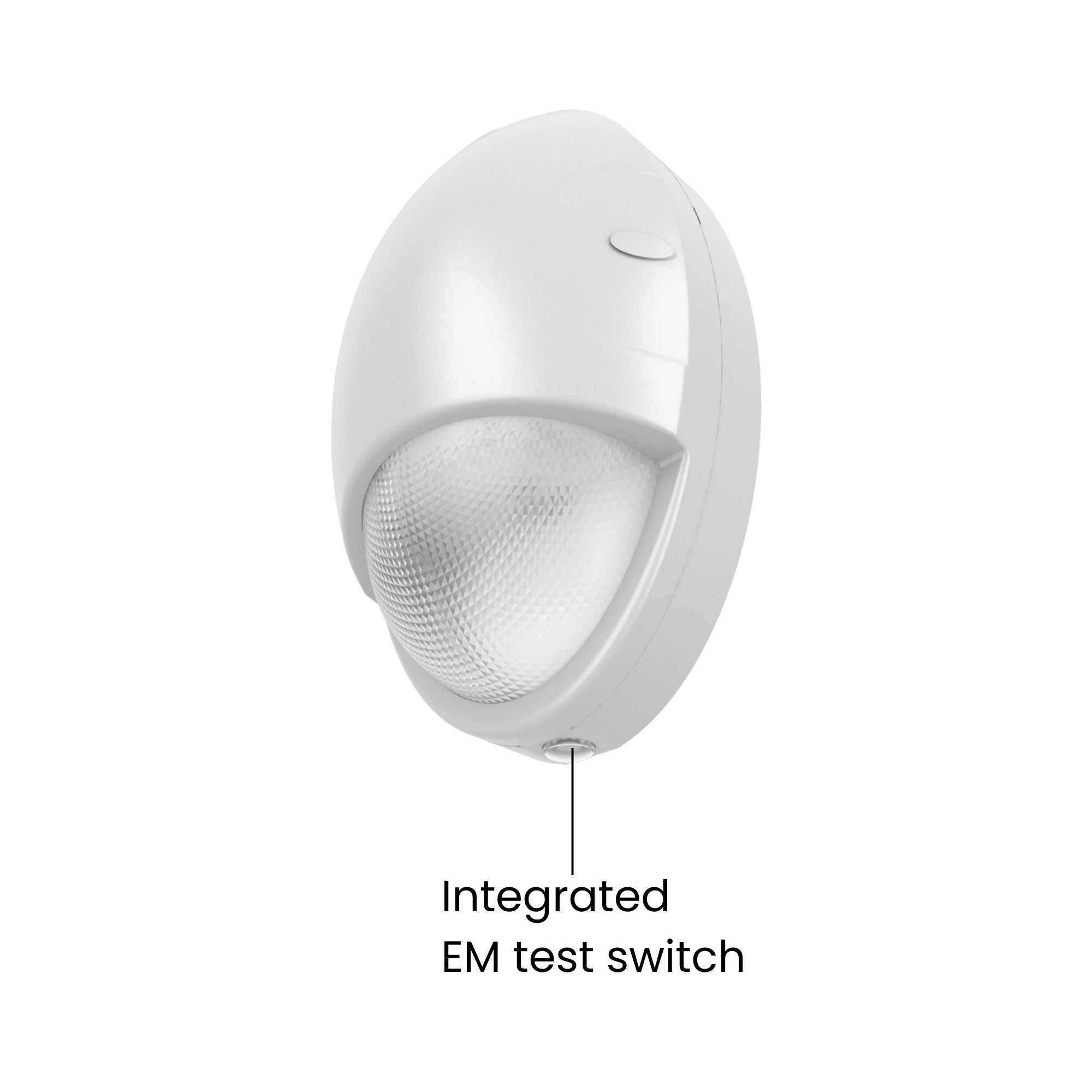 RAB DROPW Teardrop Mini LED Wall Pack 1814lm 15W Selectable CCT 120-277V Photocell White
