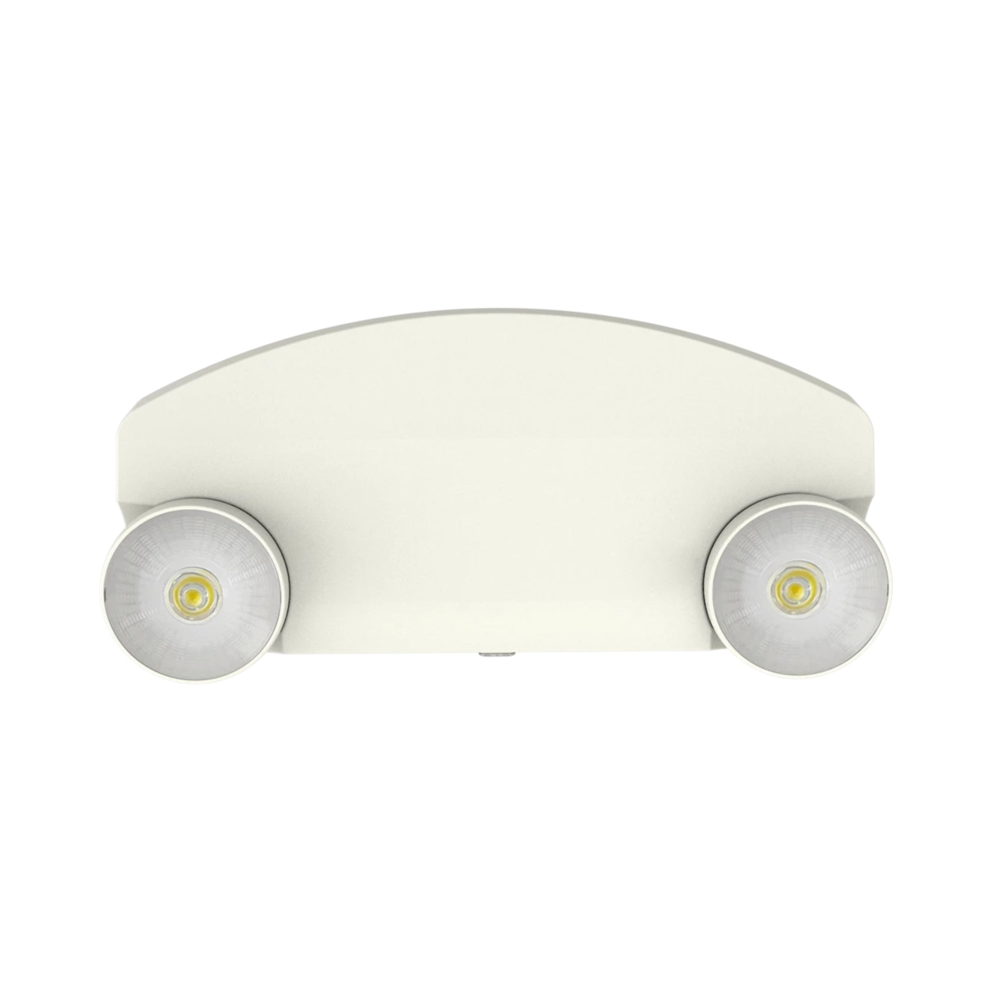 RAB EM34 Emergency Light 160lm Round Heads 90-Minute Battery 120-277V Wall/Ceiling White