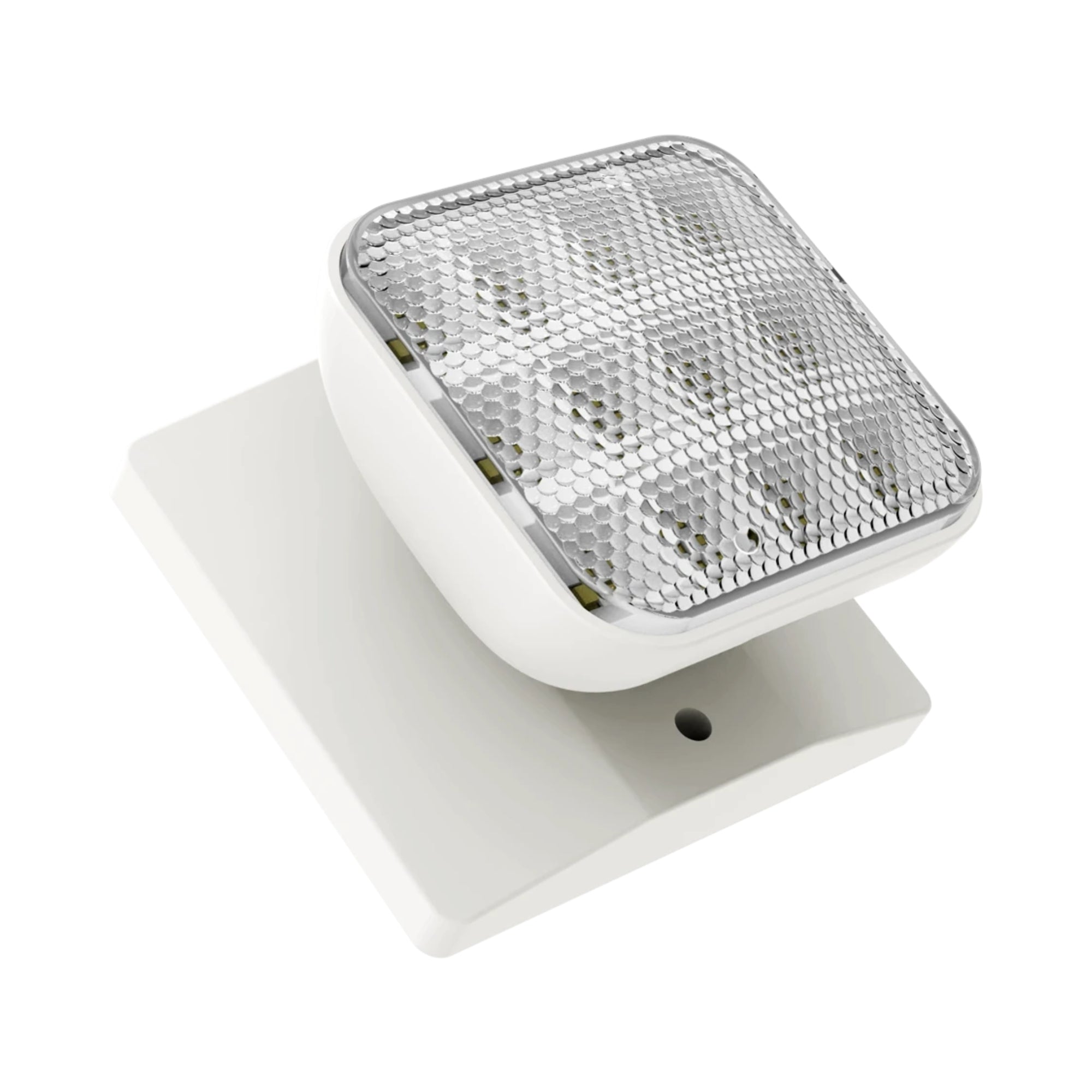 RAB EREMOTE-1 Single Remote Emergency Light 90lm Square Head Host Battery Backup 3.6-15V DC Wall Mount White