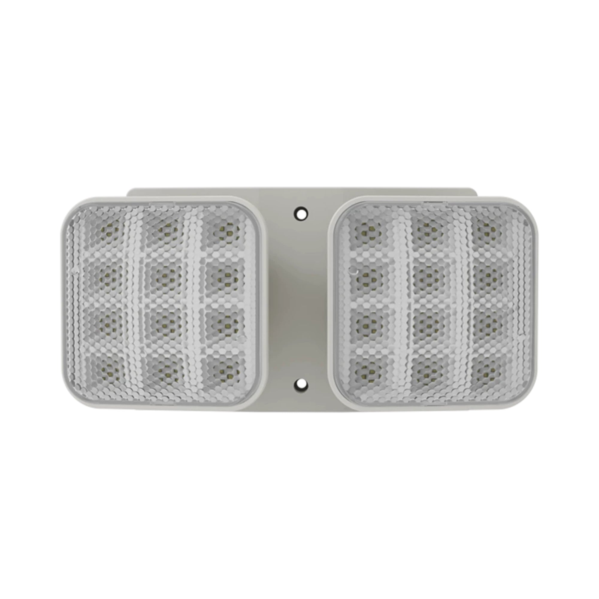 RAB EREMOTE Remote Emergency Light 180lm Square Heads Host Battery Backup 3.6-15V DC Wall Mount White