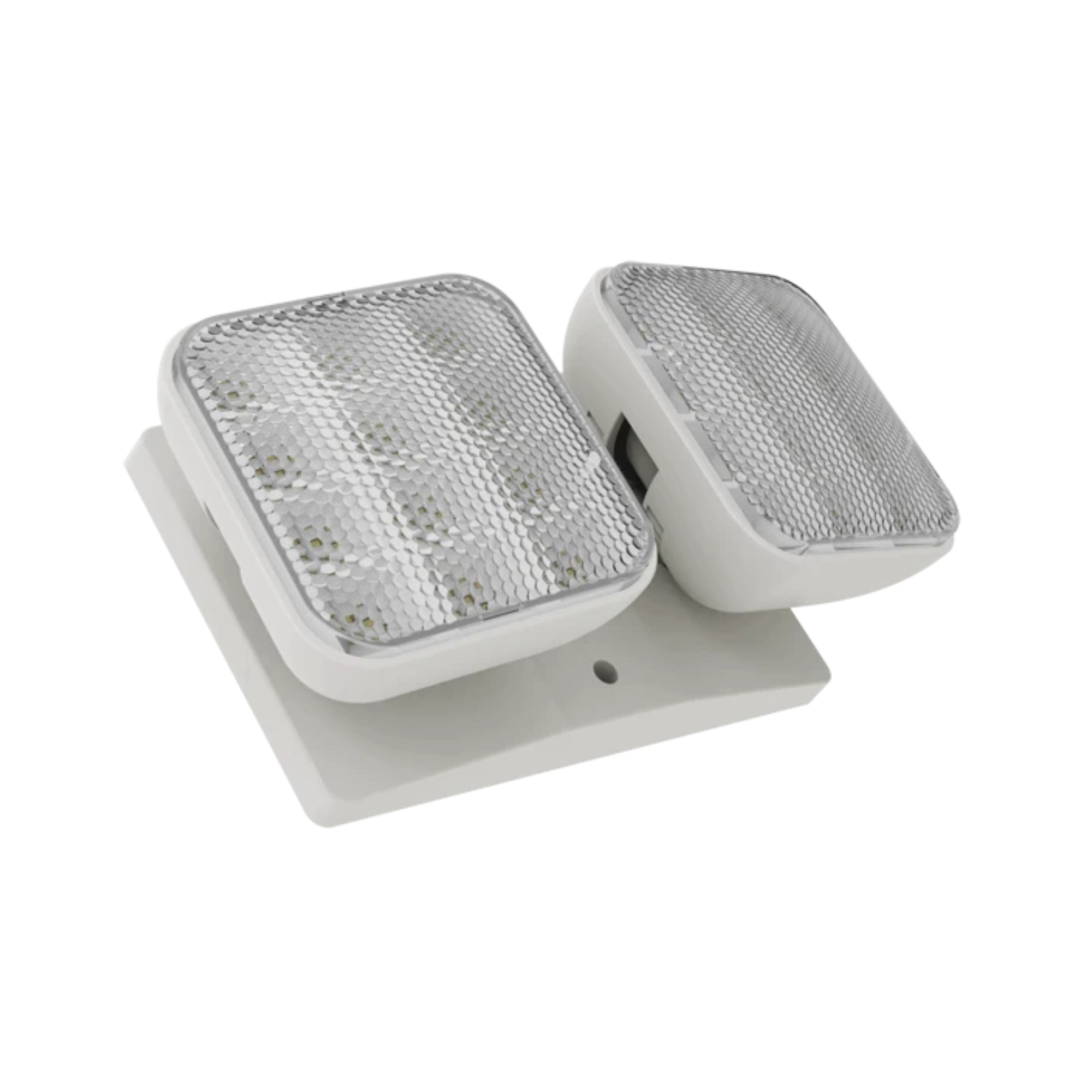 RAB EREMOTE Remote Emergency Light 180lm Square Heads Host Battery Backup 3.6-15V DC Wall Mount White
