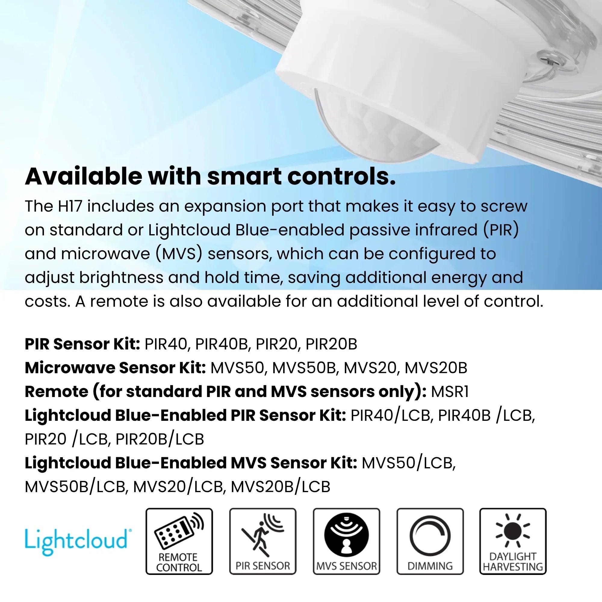 RAB Lighting - High Bay UFO LED Light, 15000 Lumens, 100W, 30K/40K/50K, 120/277V, White | Bees Lighting