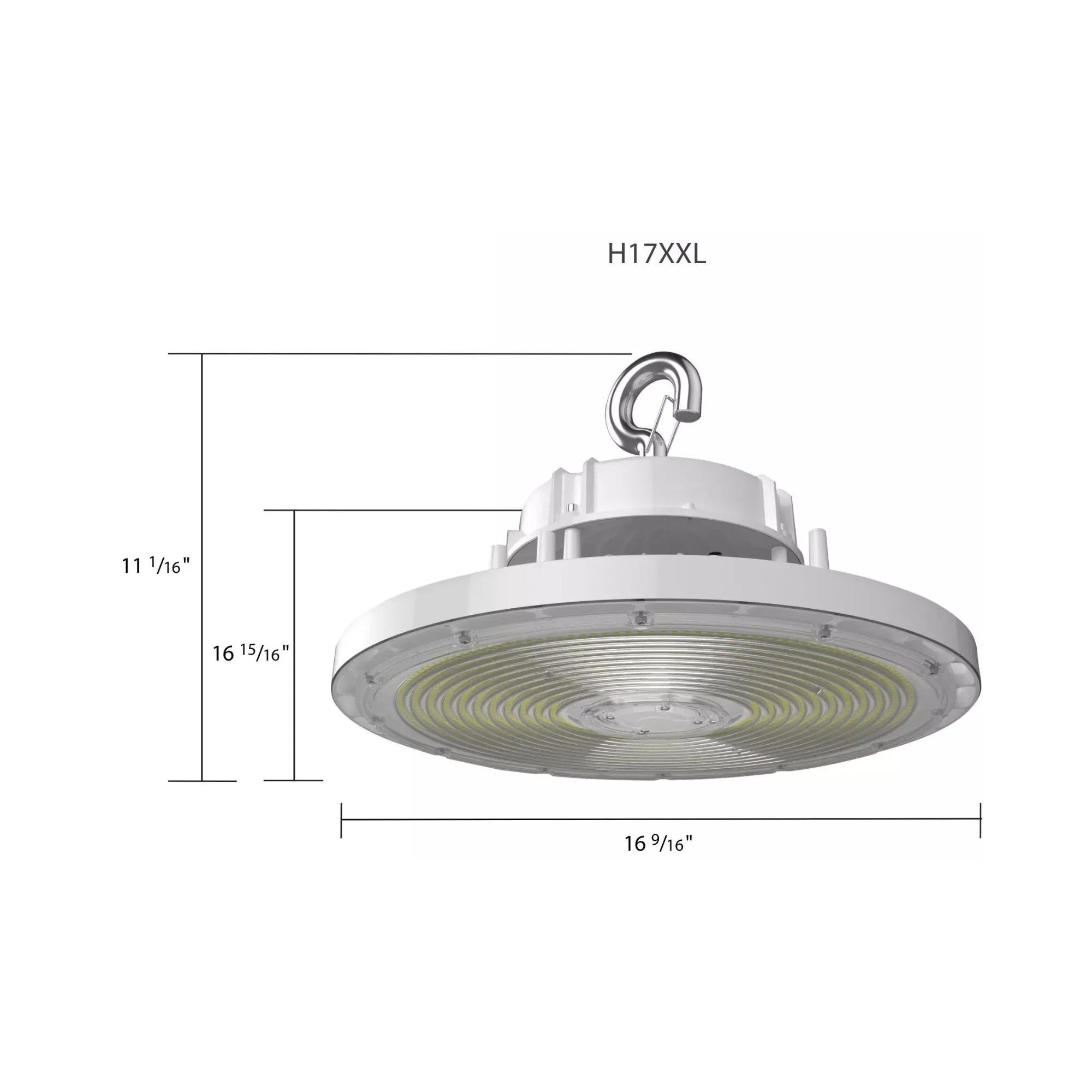 RAB Lighting - High Bay UFO LED Light, 79000 Lumens, 500W, 30K/40K/50K, 120/277V, Black | Bees Lighting