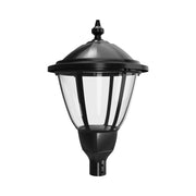RAB HTG-RB Heritage Round LED Post Top Lantern, 120W, Black