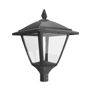 RAB HTG-S Heritage Square LED Post Top Lantern, 120W, Bronze