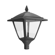 RAB HTGL-S Heritage Square Post Top Lantern, EX39 Base, Bronze