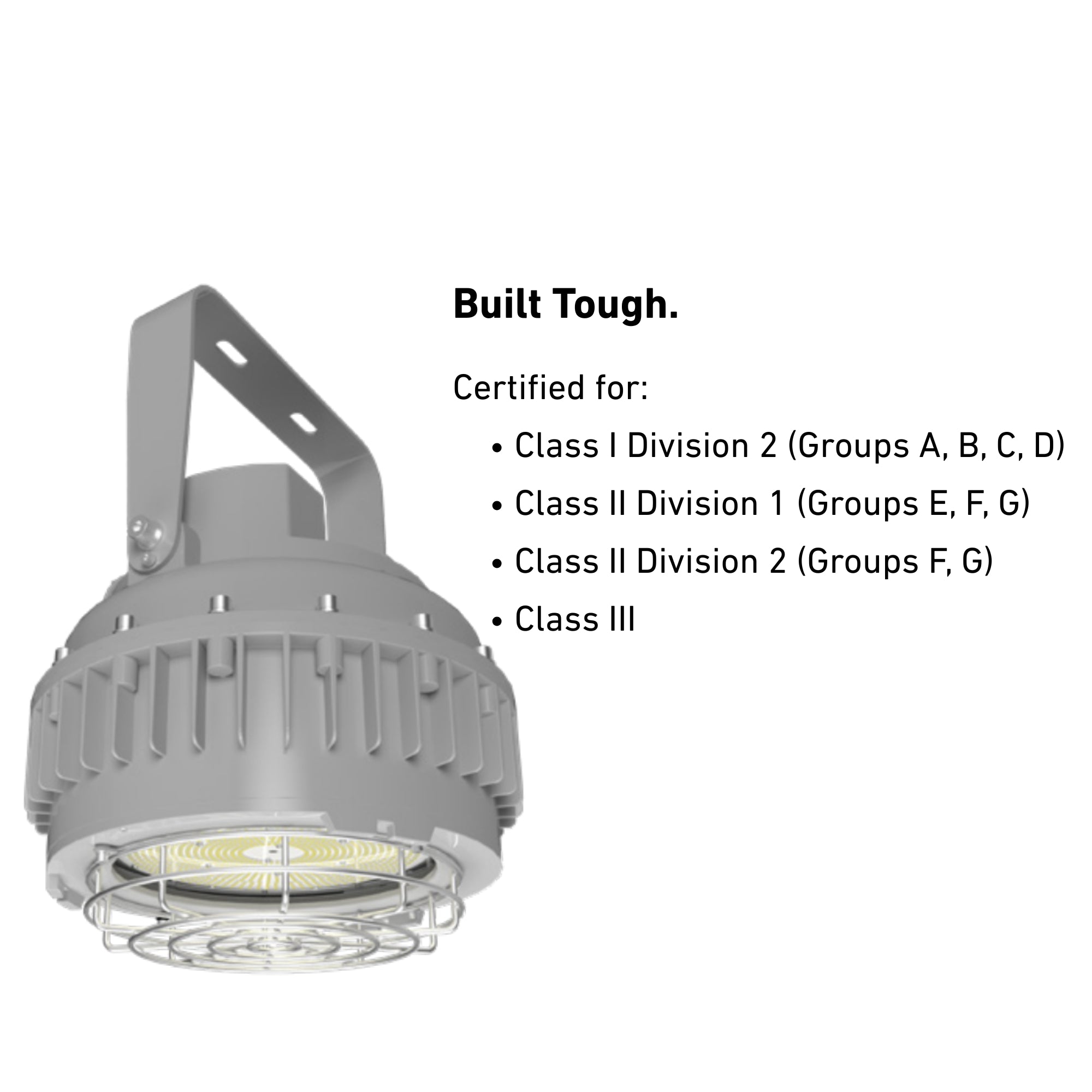 Explosion-Proof LED High Bay, 100W, 15600lm, 5000K, 120-277V