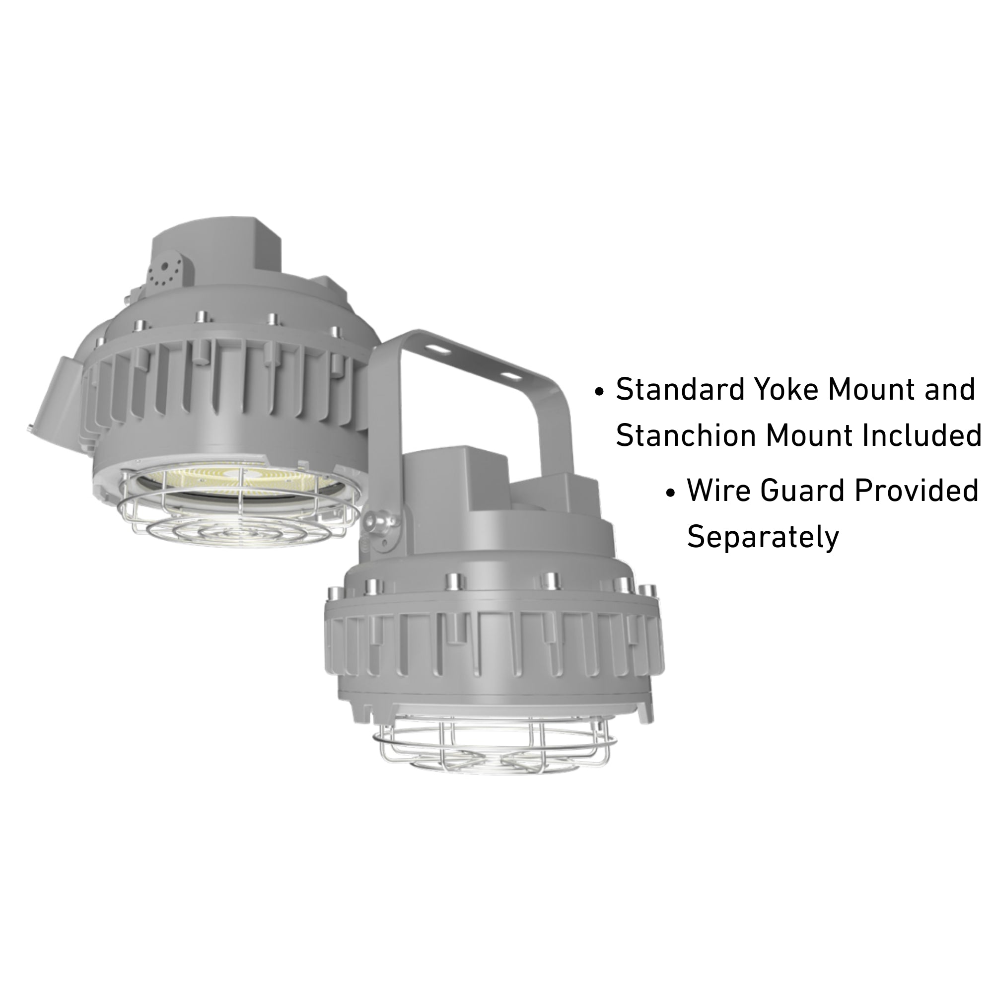 Explosion-Proof LED High Bay, 80W, 11200lm, 5000K, 120-277V