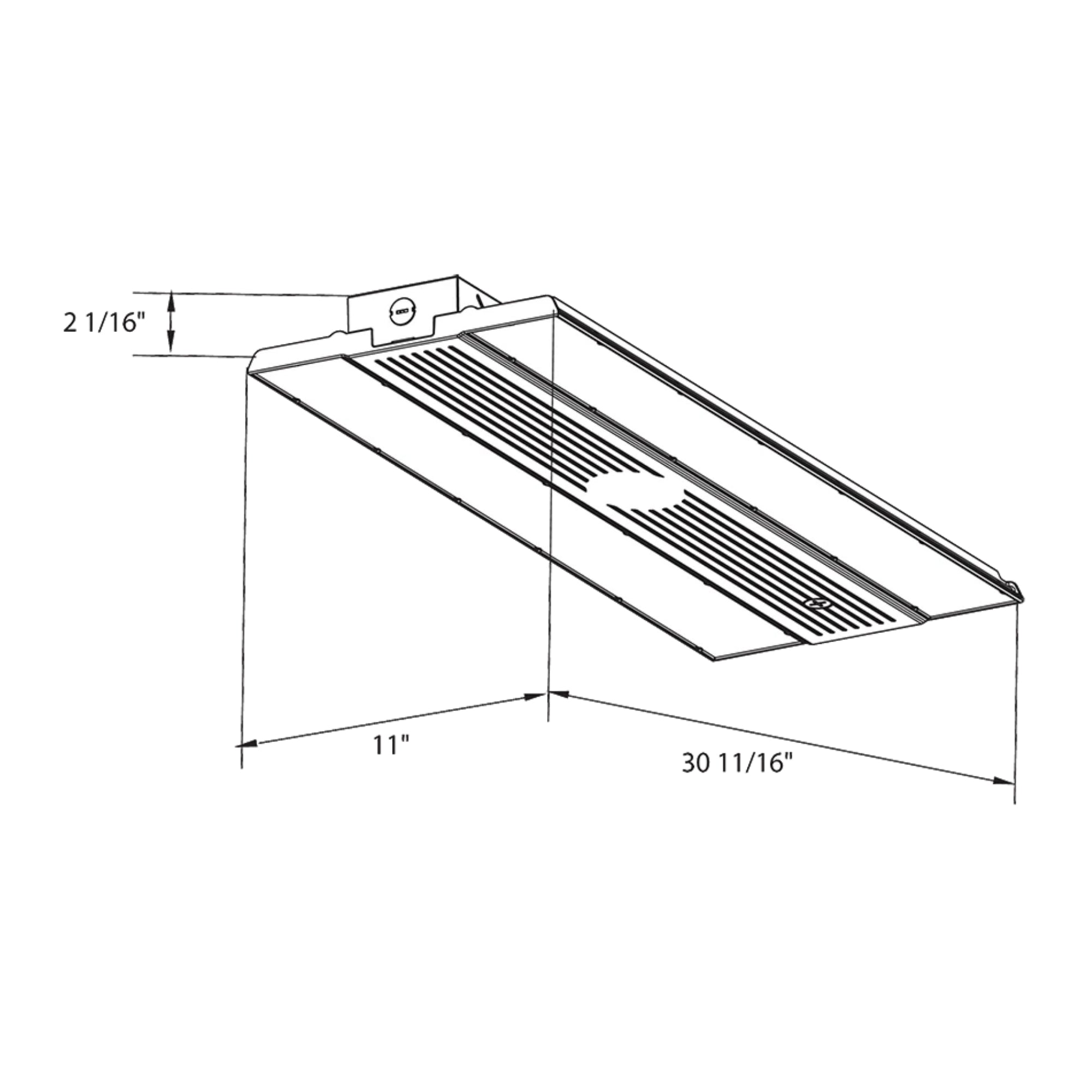 3ft High Bay LED Light, 58700lm, 400W, 35K/40K/50K, 120/277V