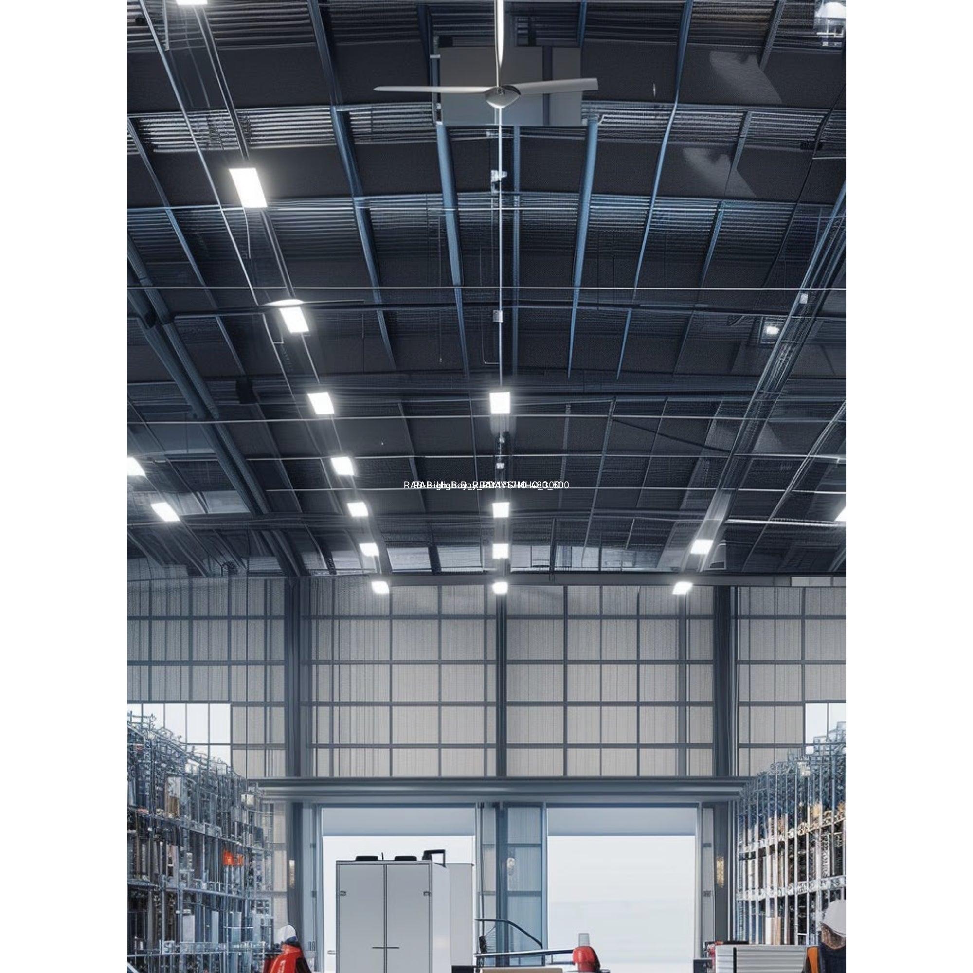 2ft High Bay LED Light, 40950lm, 260W, 4000K/5000K, 120/277V
