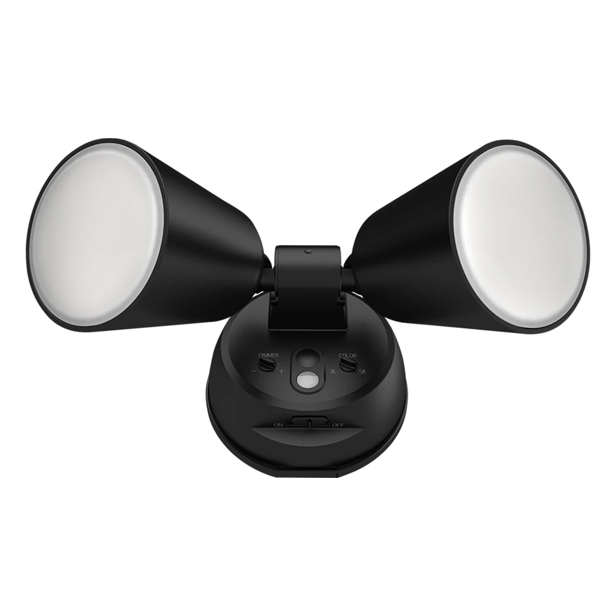 LED Security Light, 2000 Lumens, 20W, Tunable White, Integrated Photocell, Black - Bees Lighting