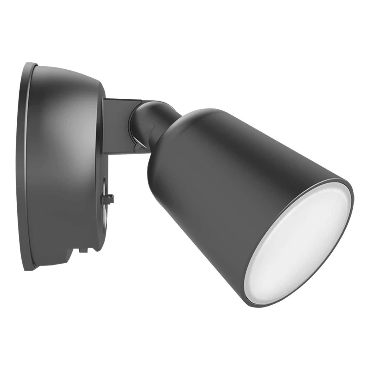 LED Security Light, 2000 Lumens, 20W, Tunable White, Integrated Photocell, Bronze - Bees Lighting